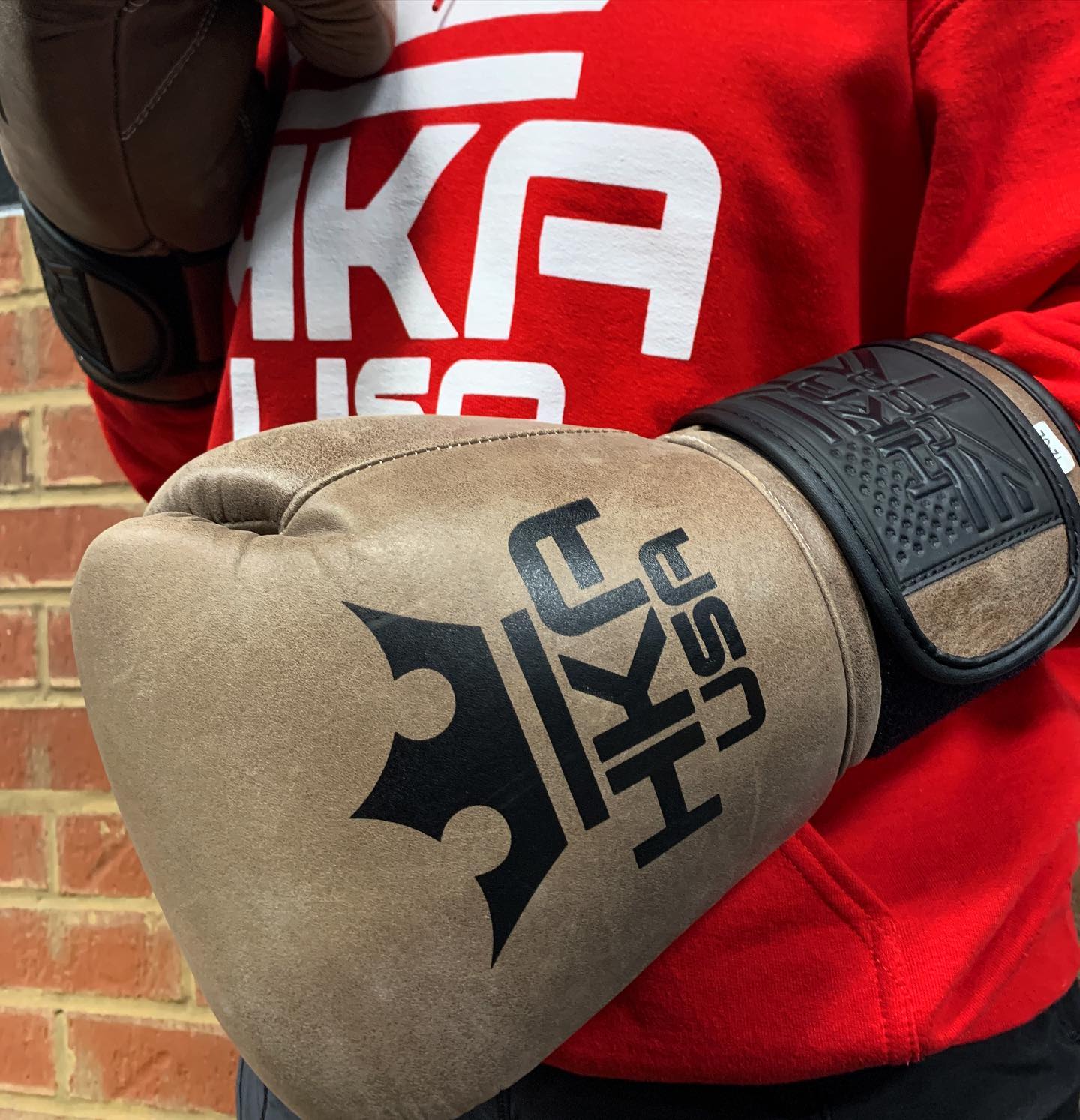 HKA Boxing Gloves Premium Line-CRACKED LEATHER