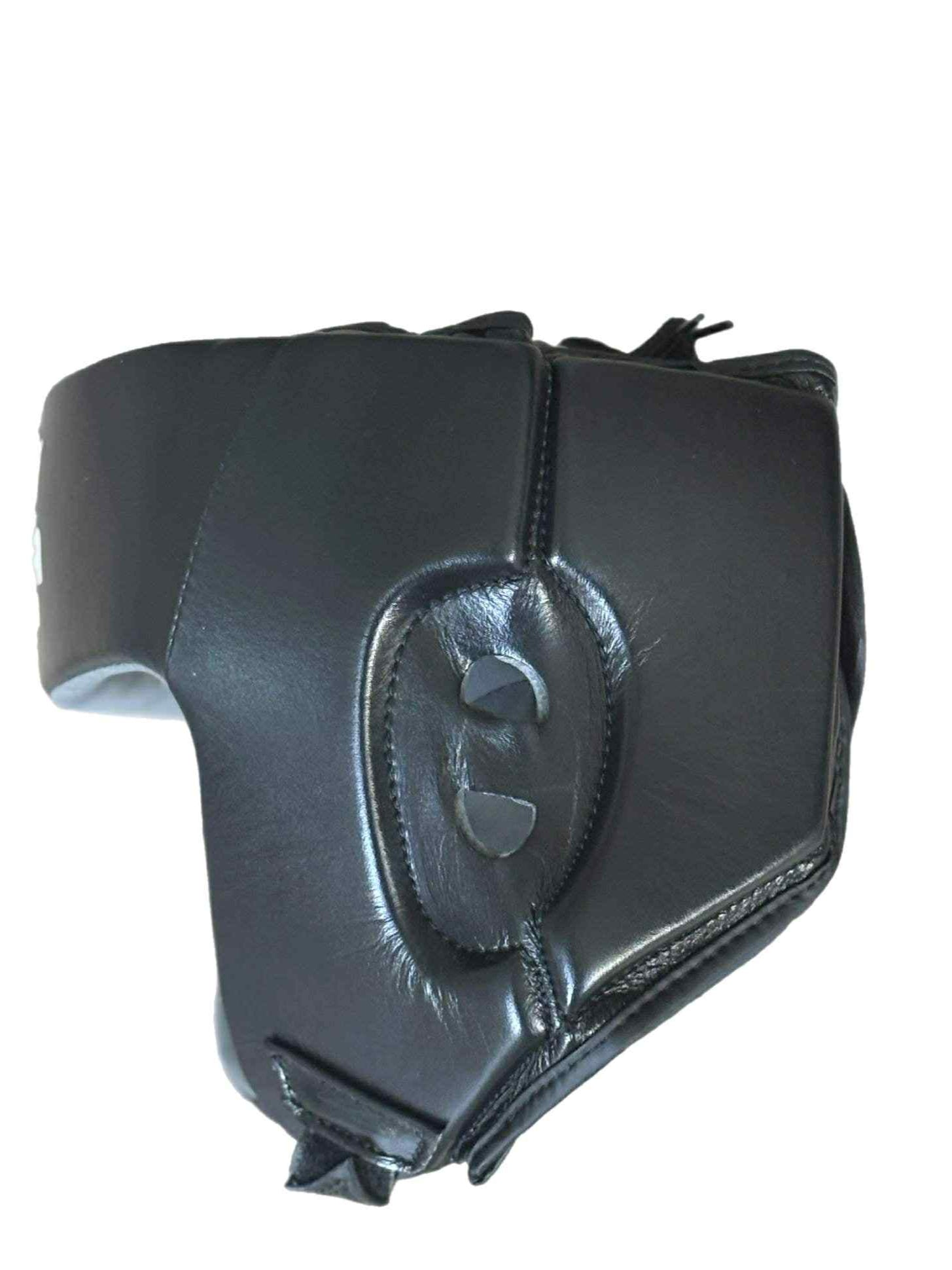 HKA USA Premium Synthetic Leather-Open Faced Head Guard