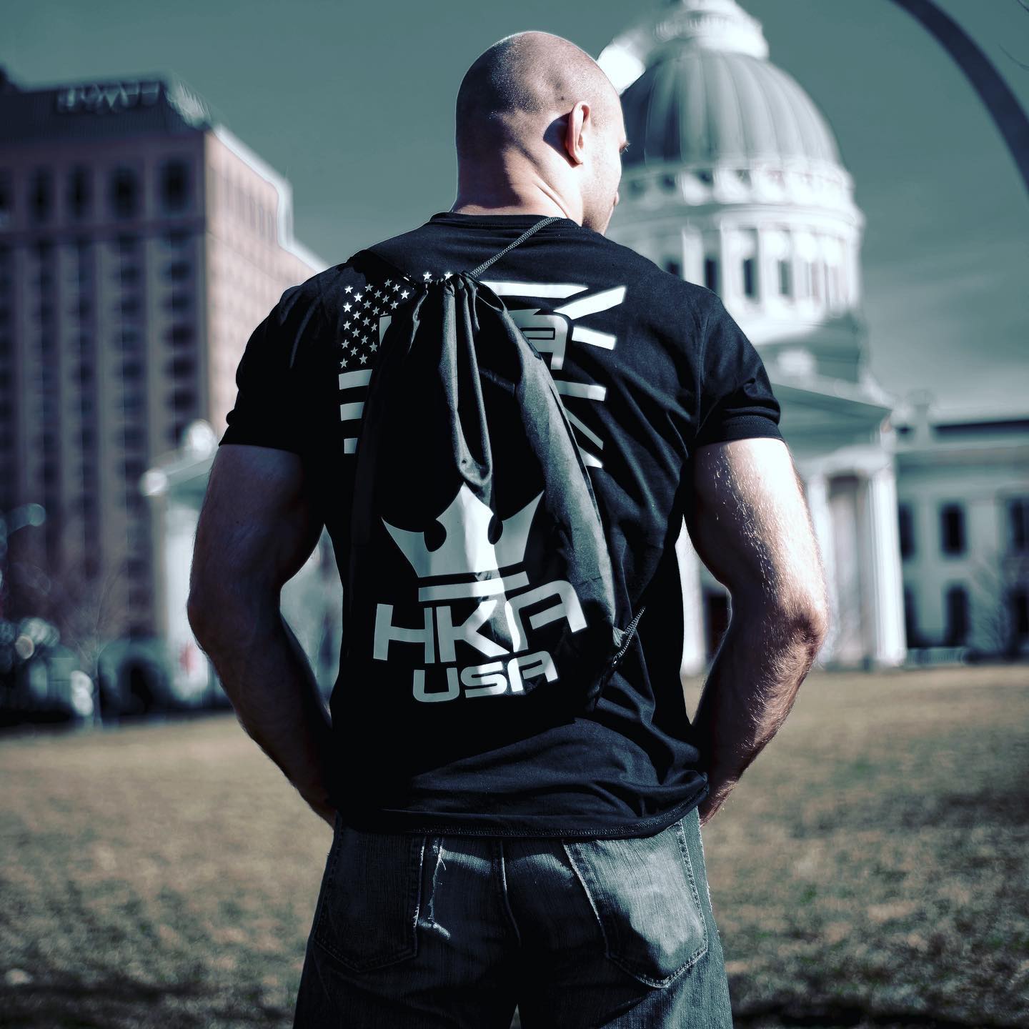 HKA Multi Purpose Drawstring Crown Bag