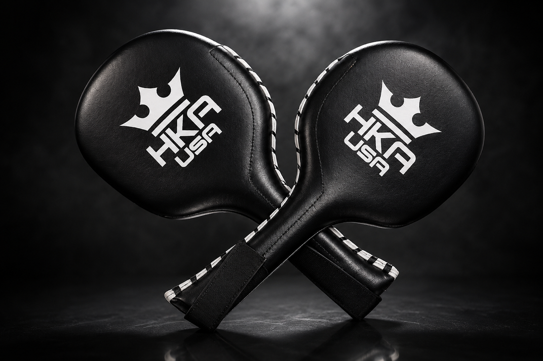 HKA USA Premium Leather Striking Paddles