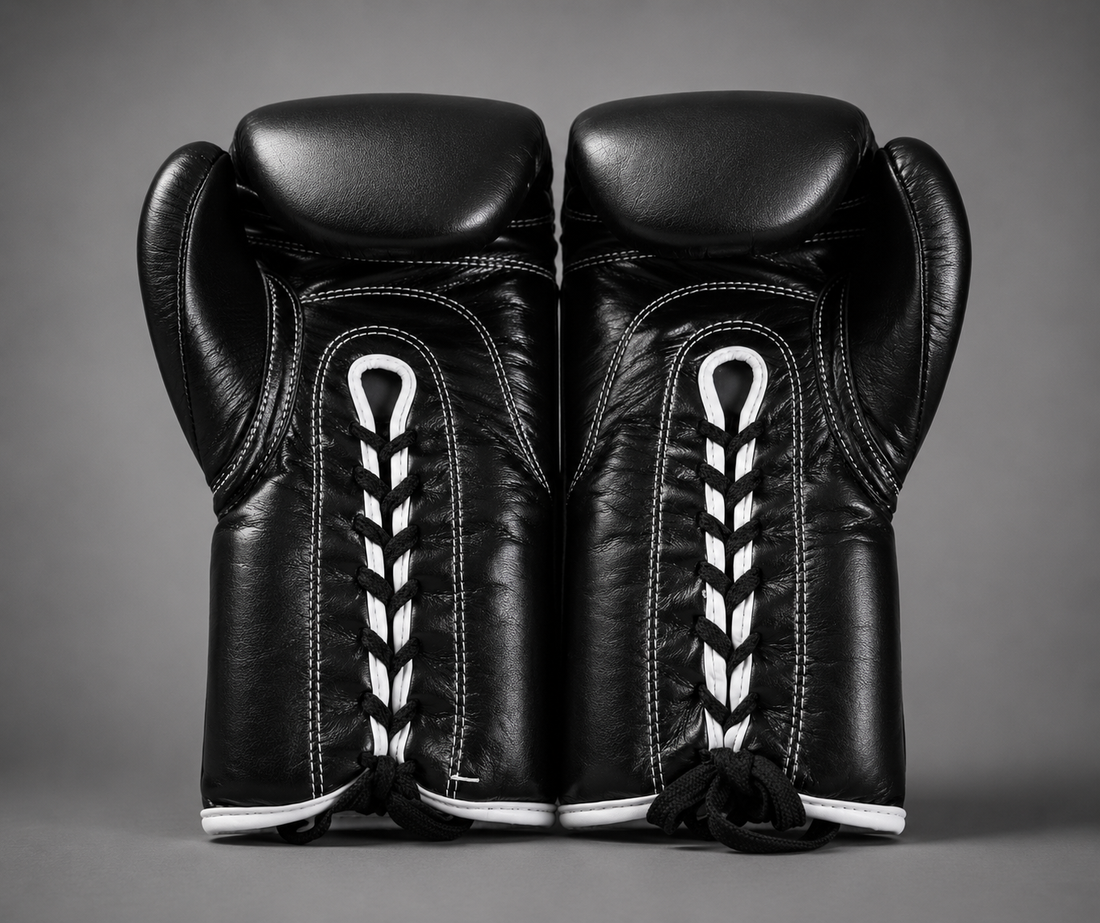 Pro Line (premium leather) Lace Up Professional Fight Glove