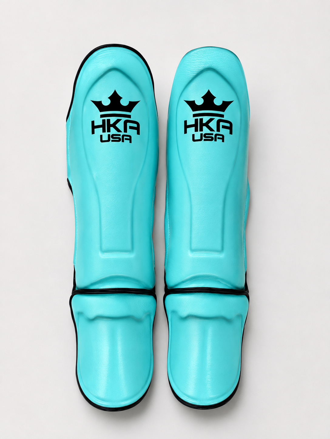 HKA Premium Line- Sea Foam Shin Guards (hook n loop fastening system)