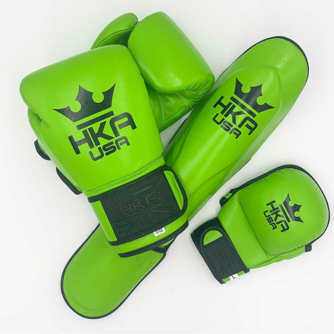 Premium Line- HULK GREEN Boxing Gloves