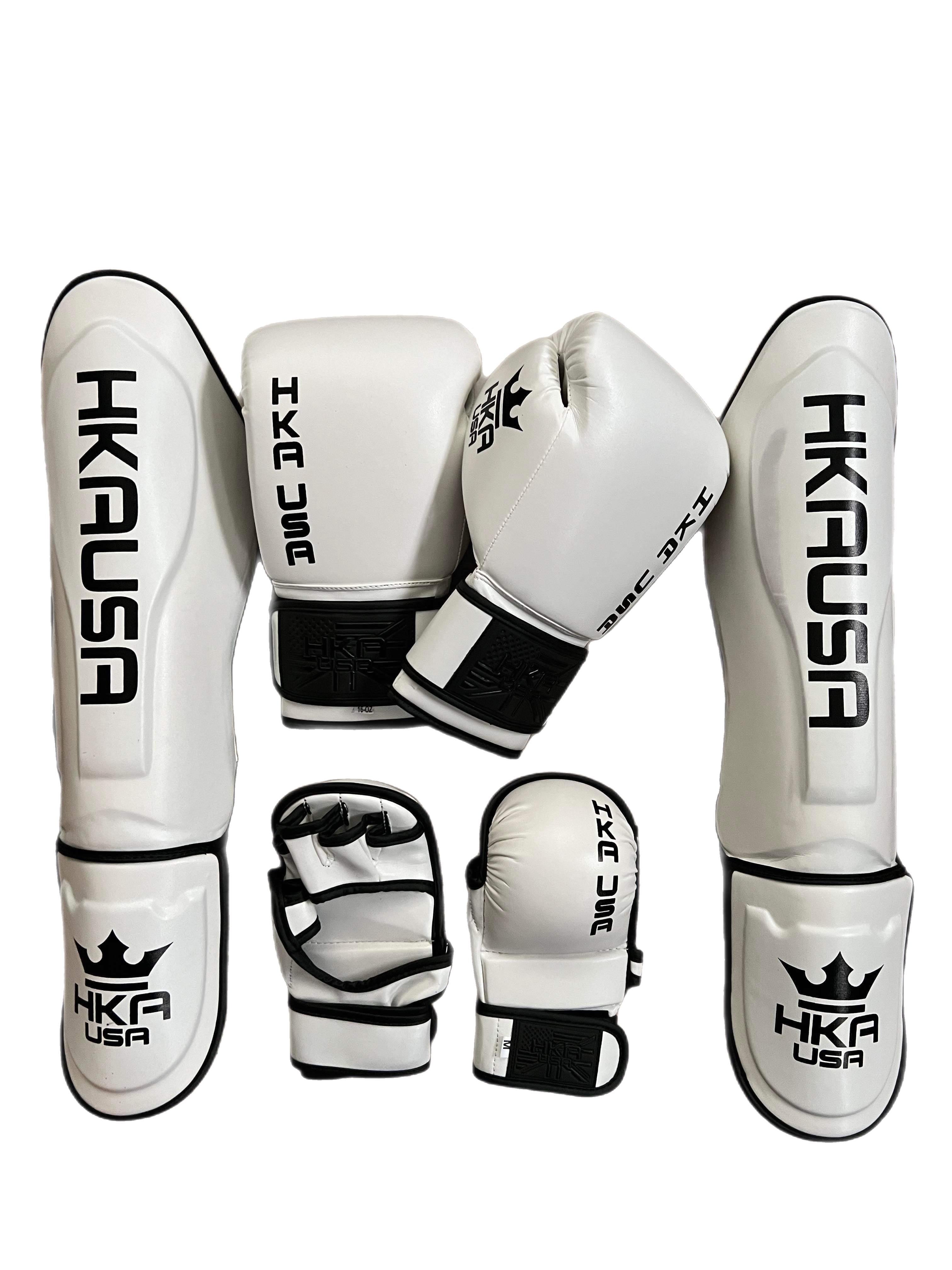 Ammy Line MMA Sparring Gloves-White