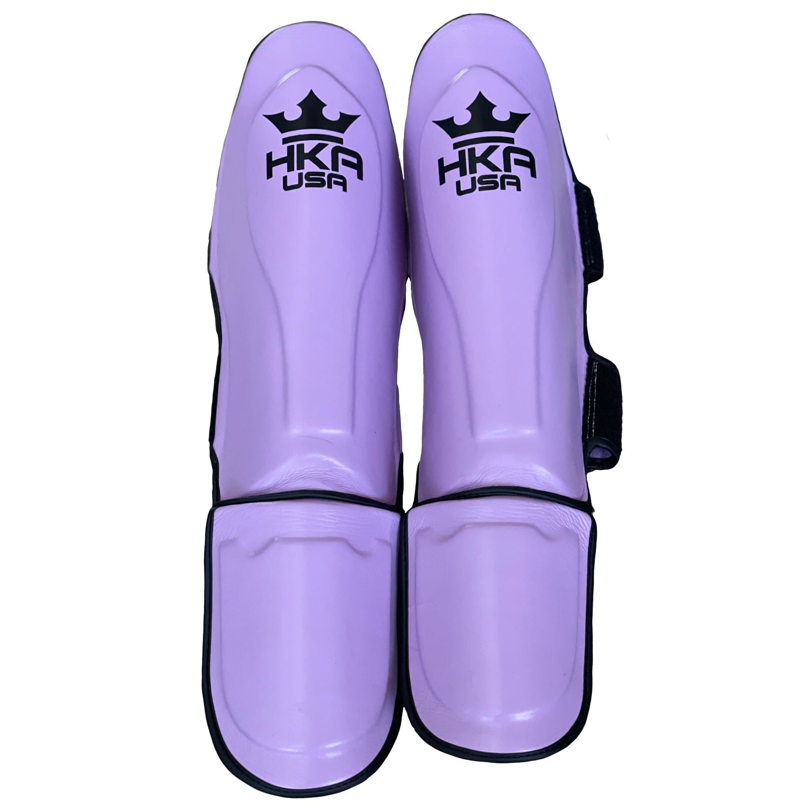 Premium Line Hook n Loop Shin Guards - LILAC