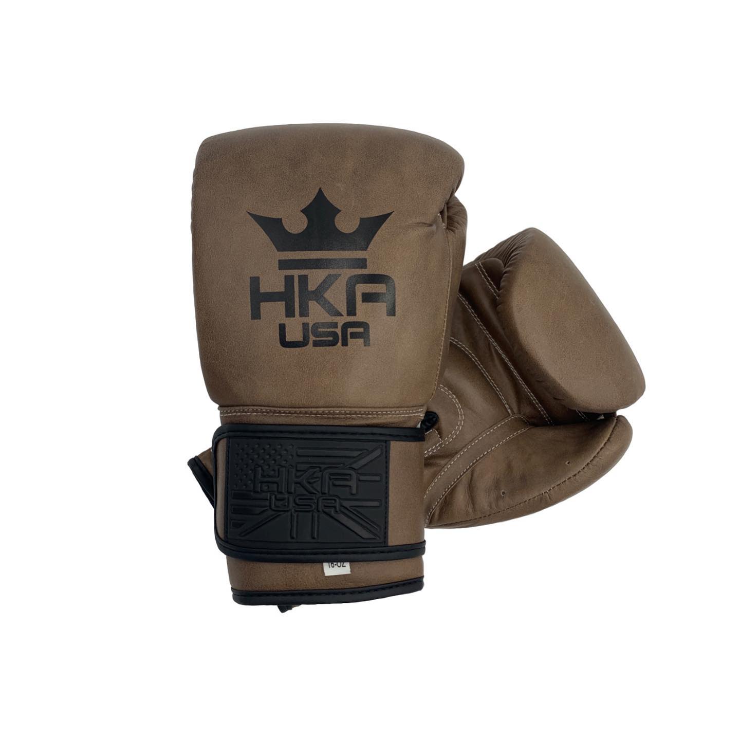 HKA Boxing Gloves Premium Line-CRACKED LEATHER