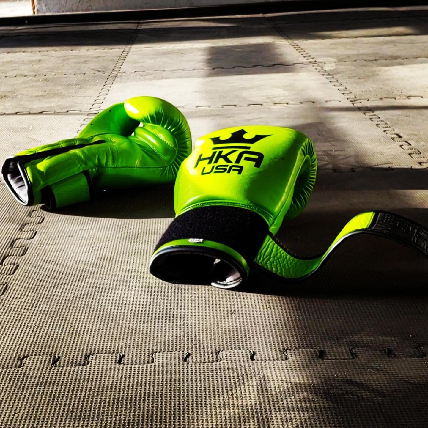 HKA Boxing Gloves Prospect Line- NEON GREEN