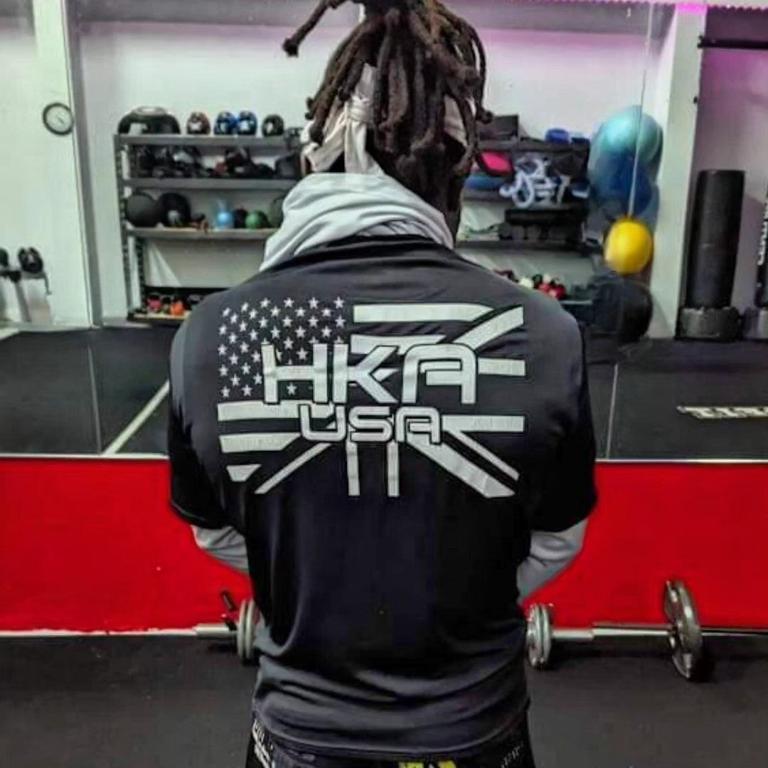 HKA USA Rash Guard Black