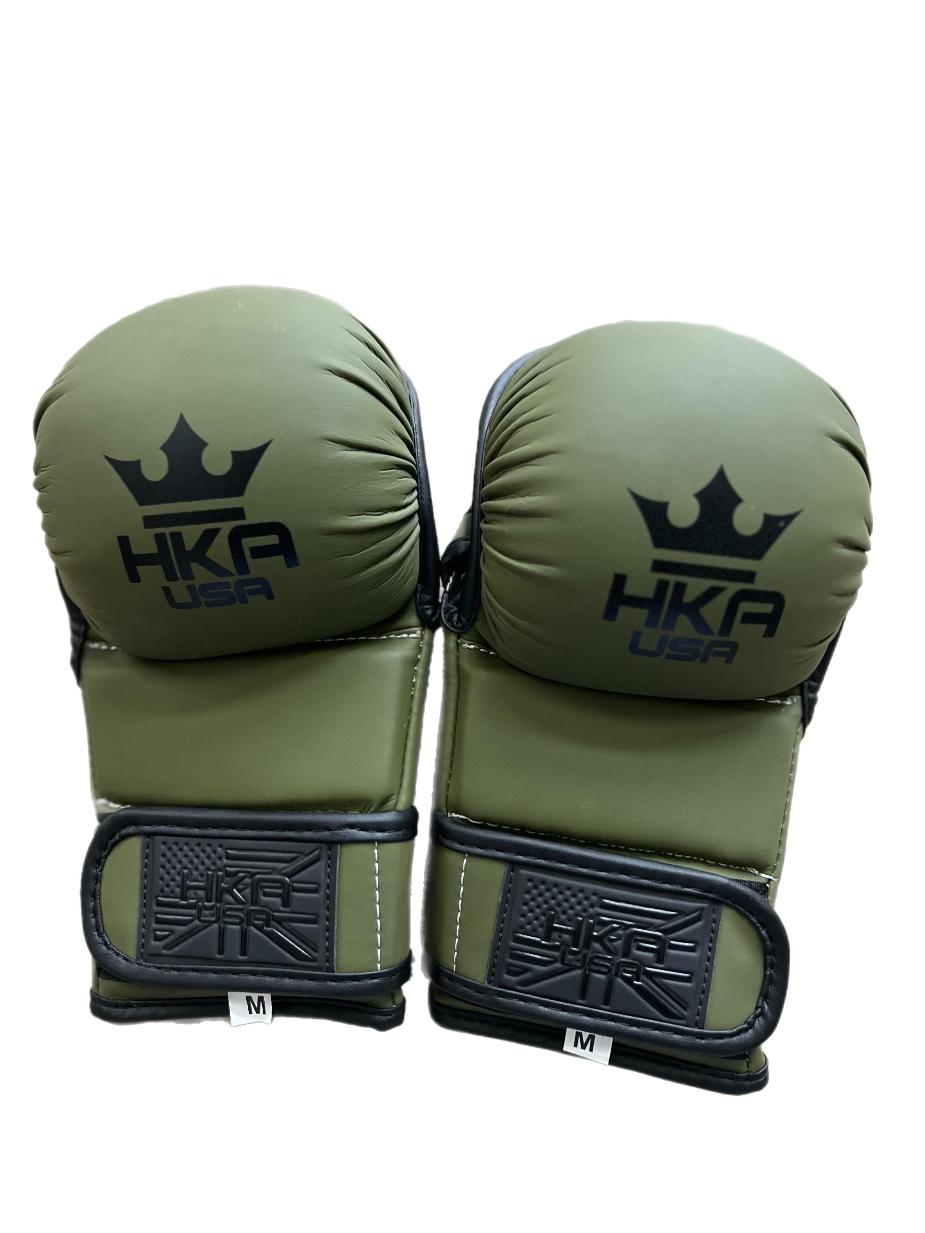 MMA Sparring Gloves Pro Line- OD GREEN MATTE