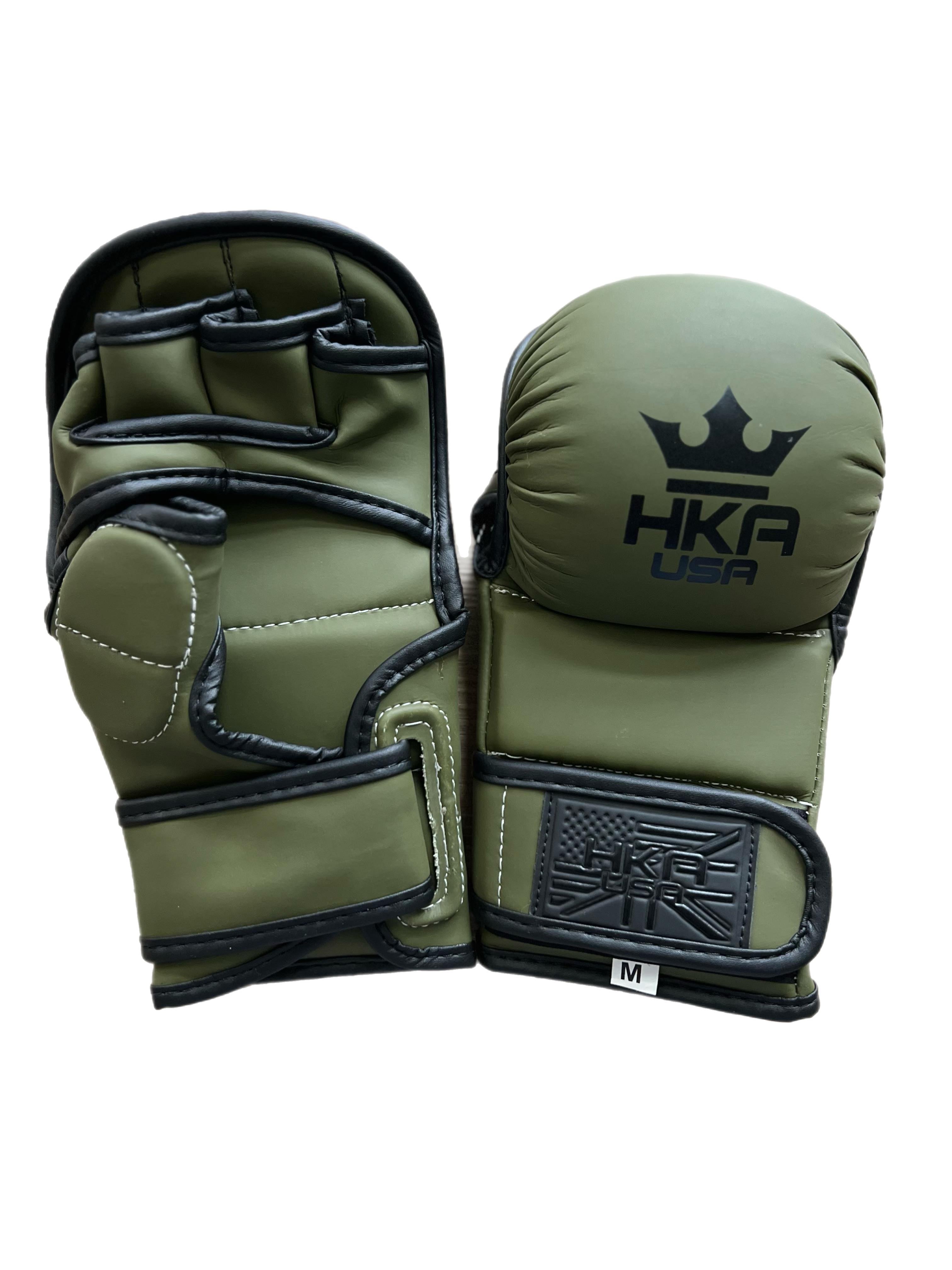 MMA Sparring Gloves Pro Line- OD GREEN MATTE