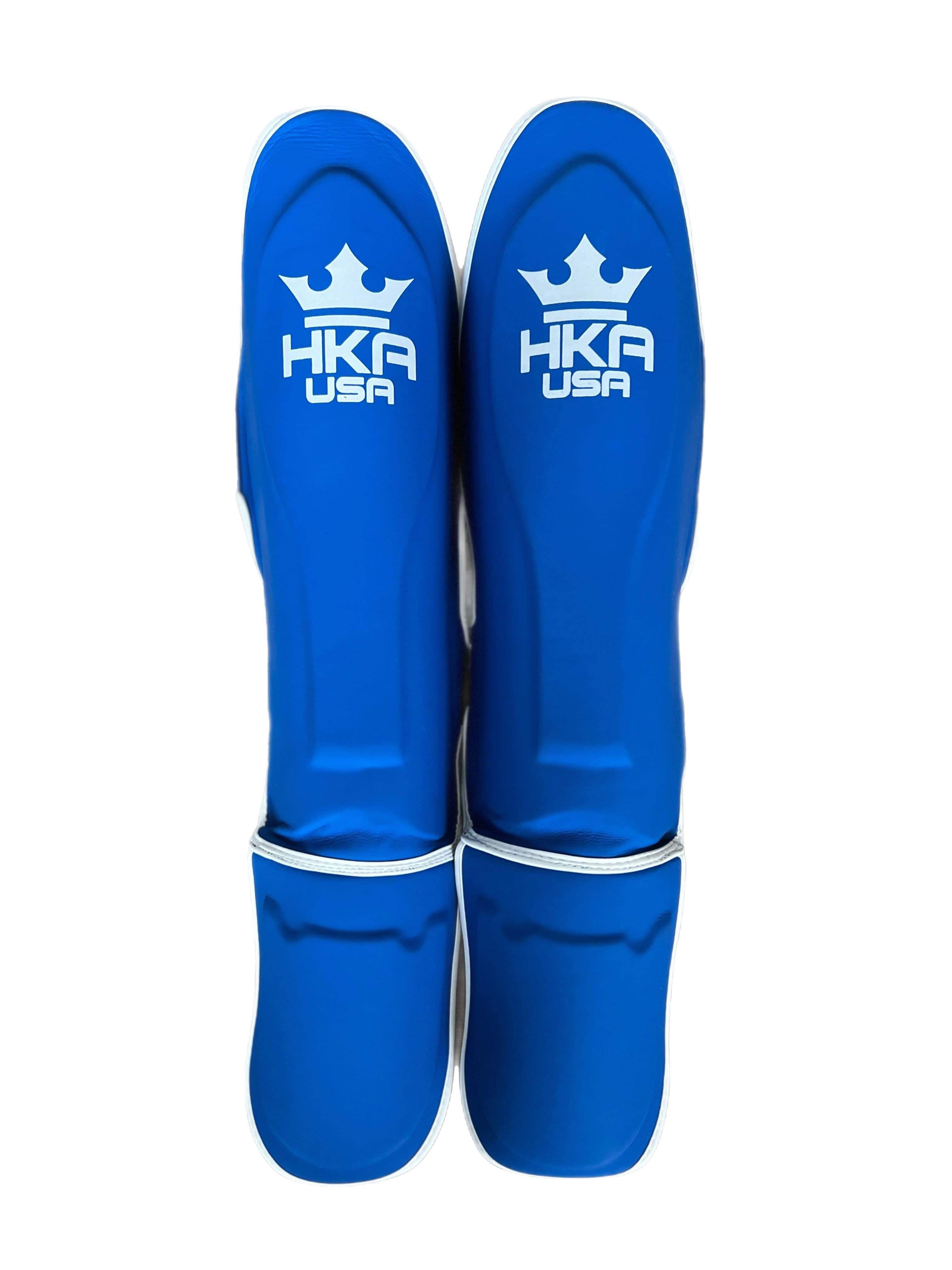 MMA Shin Guards Pro Line- OCEAN BLUE MATTE