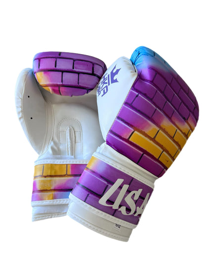 Graffiti Line Street Ghost Boxing Gloves