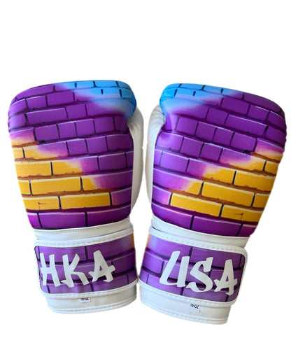 Graffiti Line Street Ghost Boxing Gloves