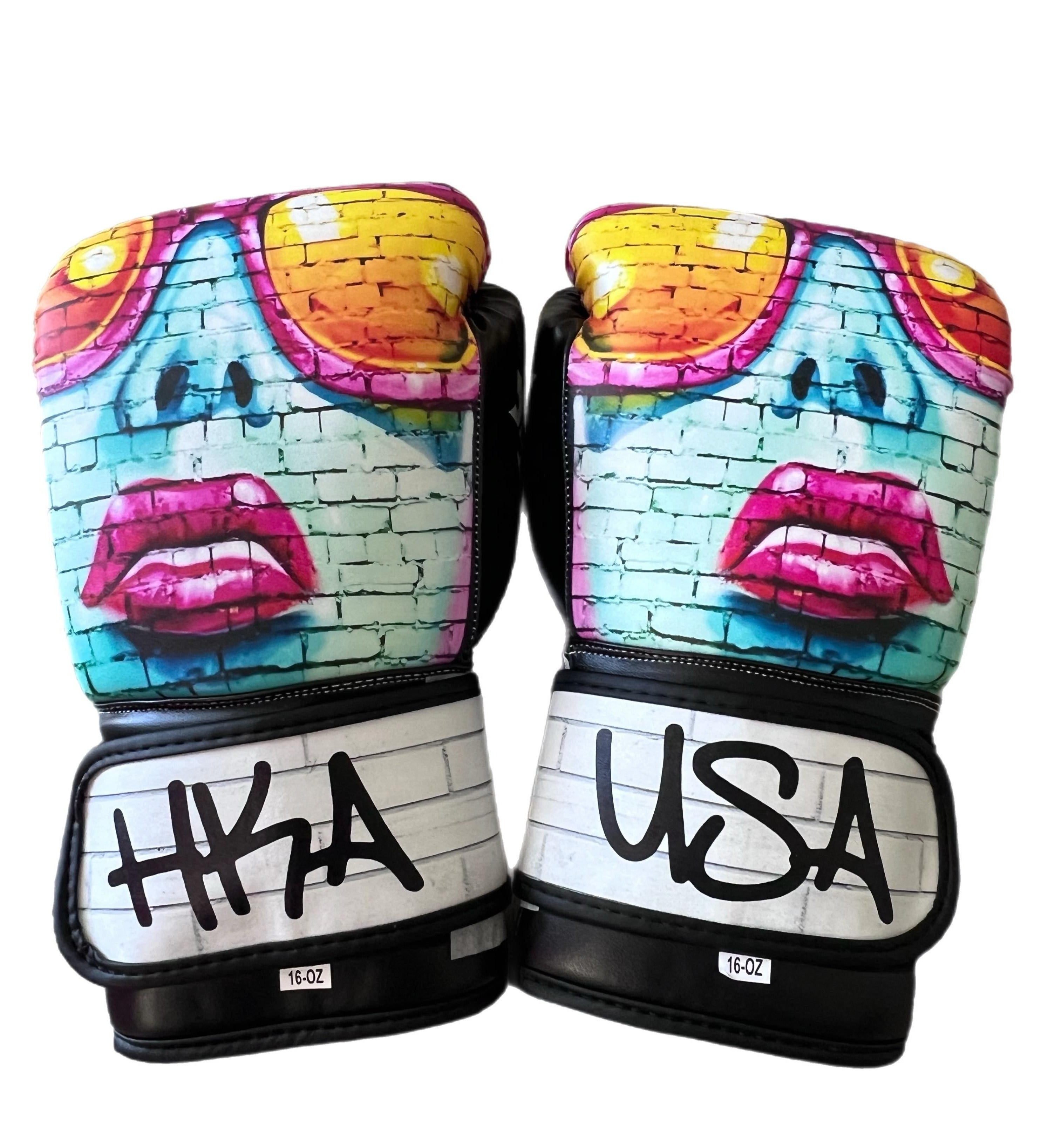 Graffiti Line Grit and Grind Boxing Gloves