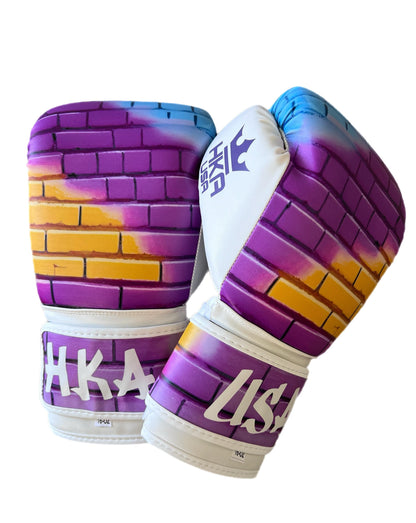 Graffiti Line Street Ghost Boxing Gloves