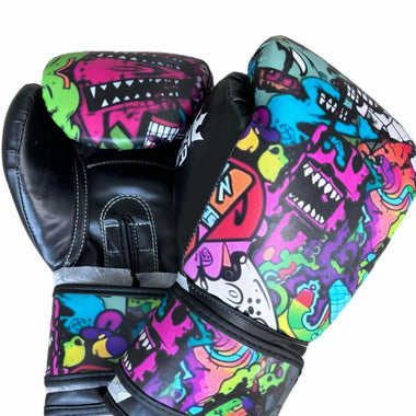 Graffiti Line Nightmare Knuckles Boxing Gloves