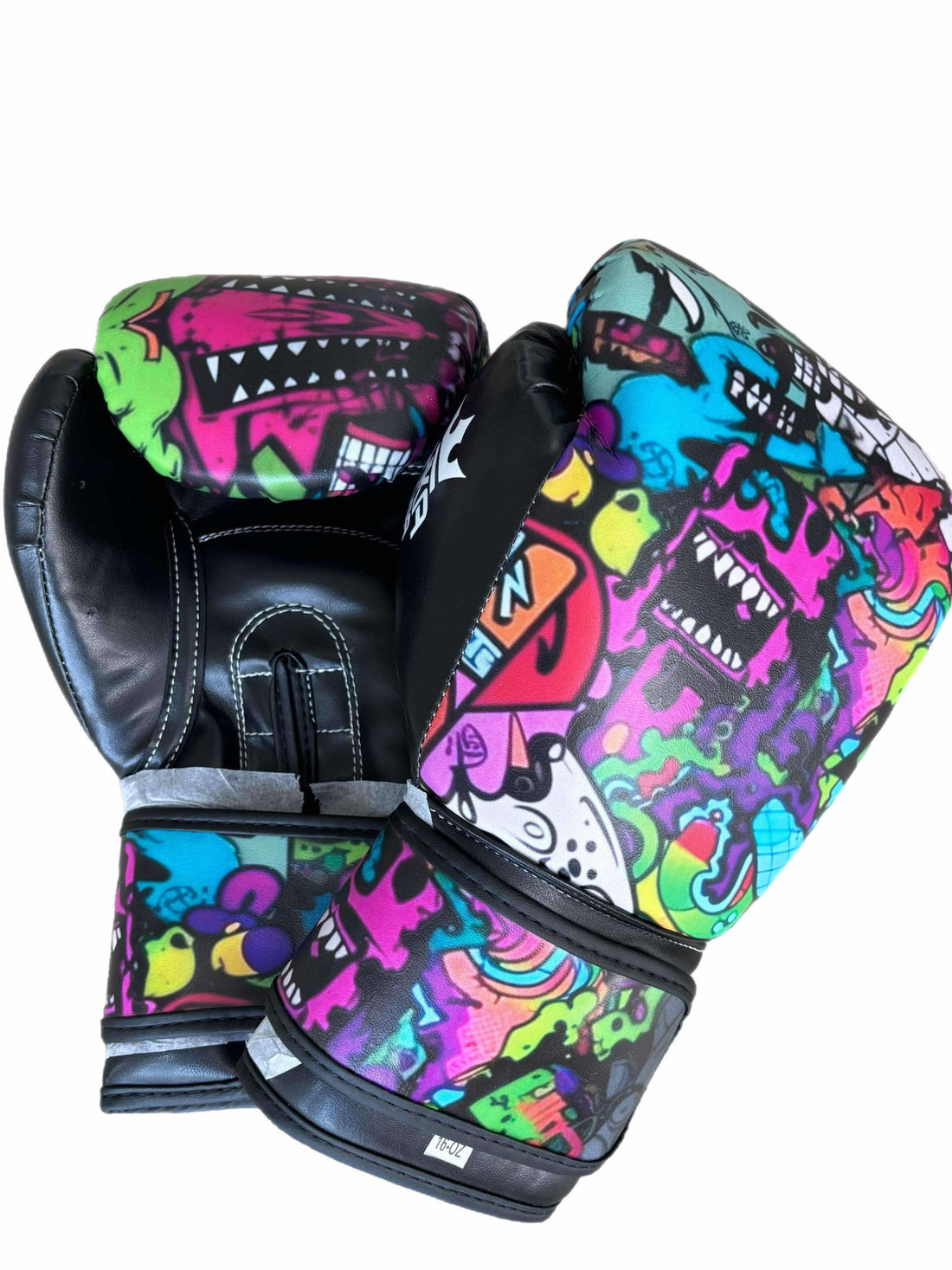 Graffiti Line Nightmare Knuckles Boxing Gloves