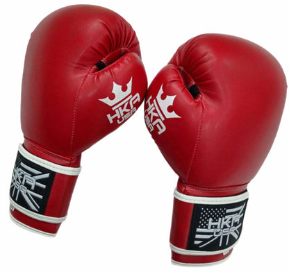 HKA Boxing Gloves Starter Line Gloves- RED