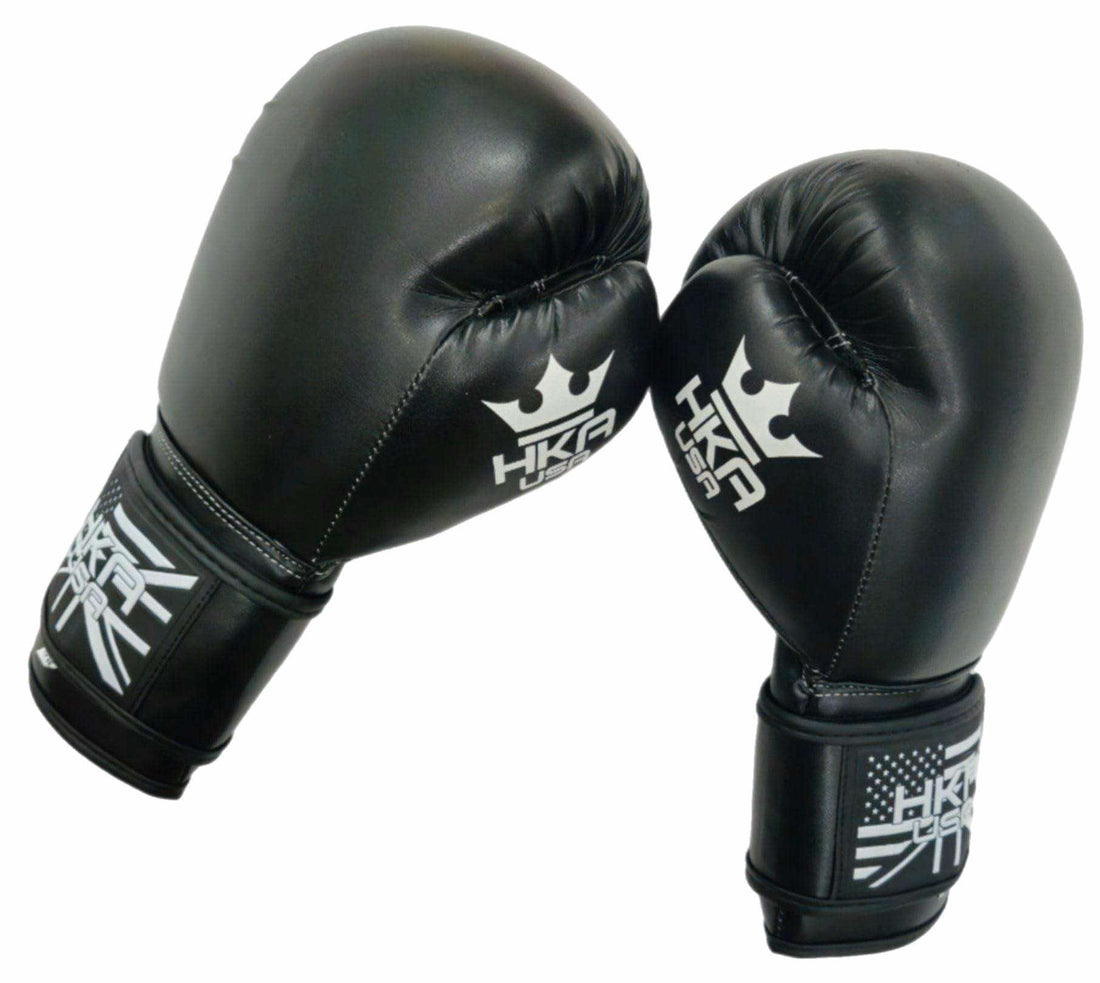 HKA Boxing Gloves Starter Line Gloves-Black