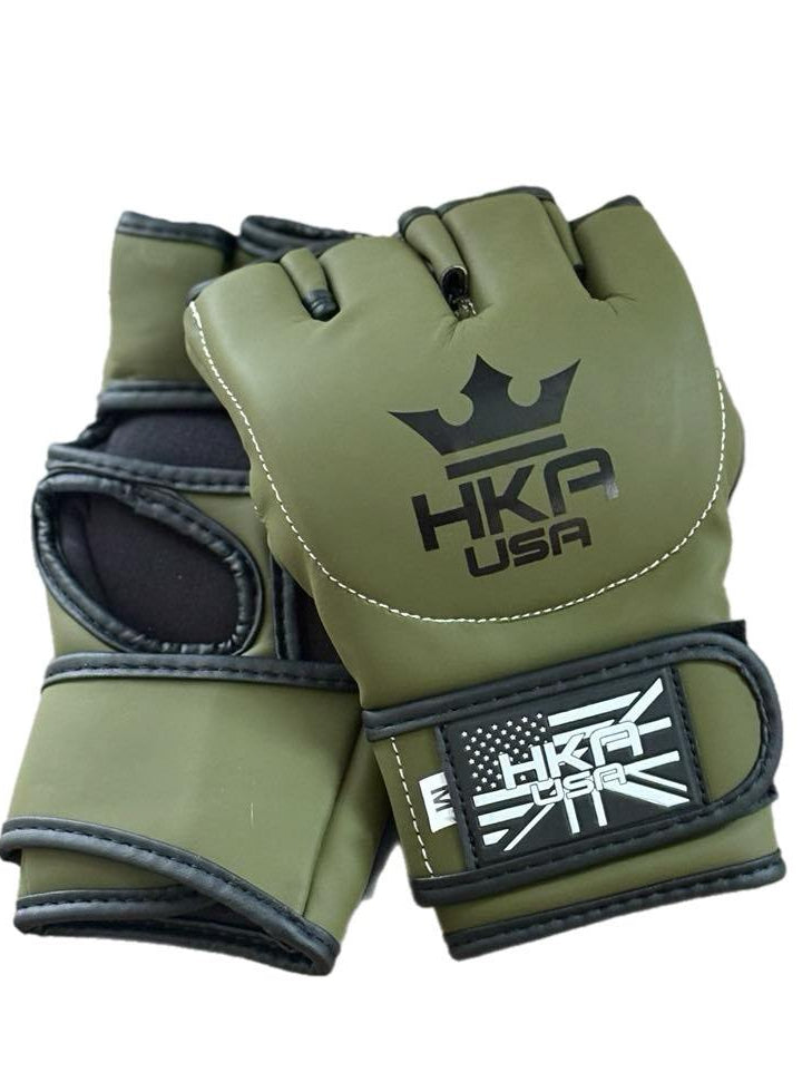 4 oz MMA Gloves - OD GREEN MATTE