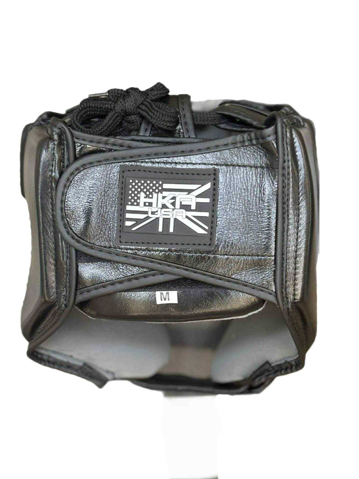 HKA USA Premium Synthetic Leather-Open Faced Head Guard