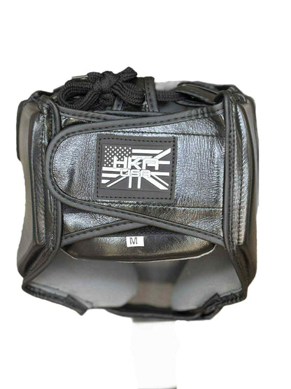 HKA USA Premium Synthetic Leather-Open Faced Head Guard
