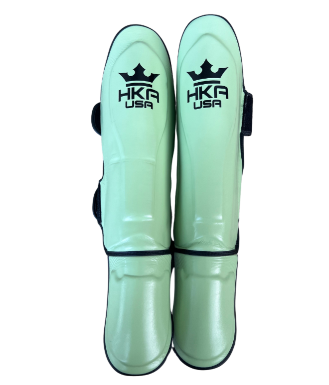 MMA Shin Guards Premium Line- MINT GREEN