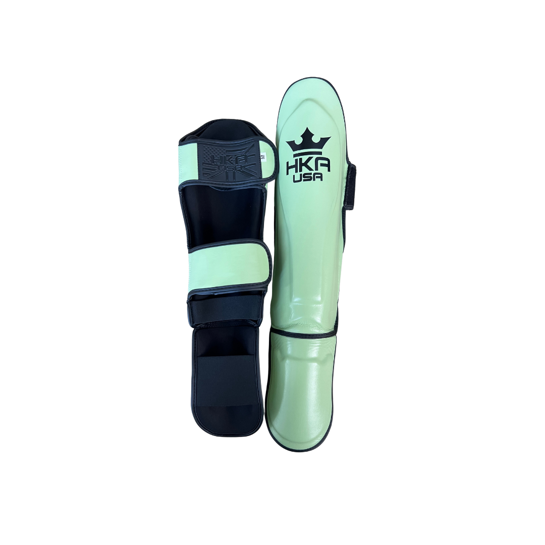 MMA Shin Guards Premium Line- MINT GREEN