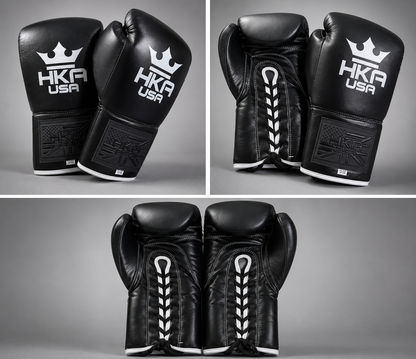 Pro Line (premium leather) Lace Up Professional Fight Glove