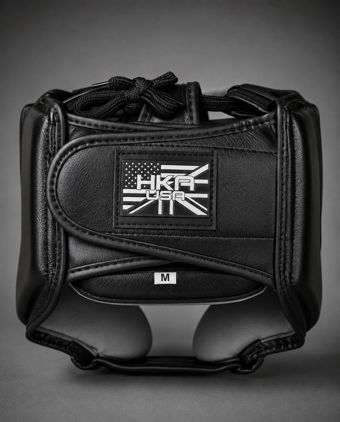 HKA USA Premium Leather-Open Faced Head Guard