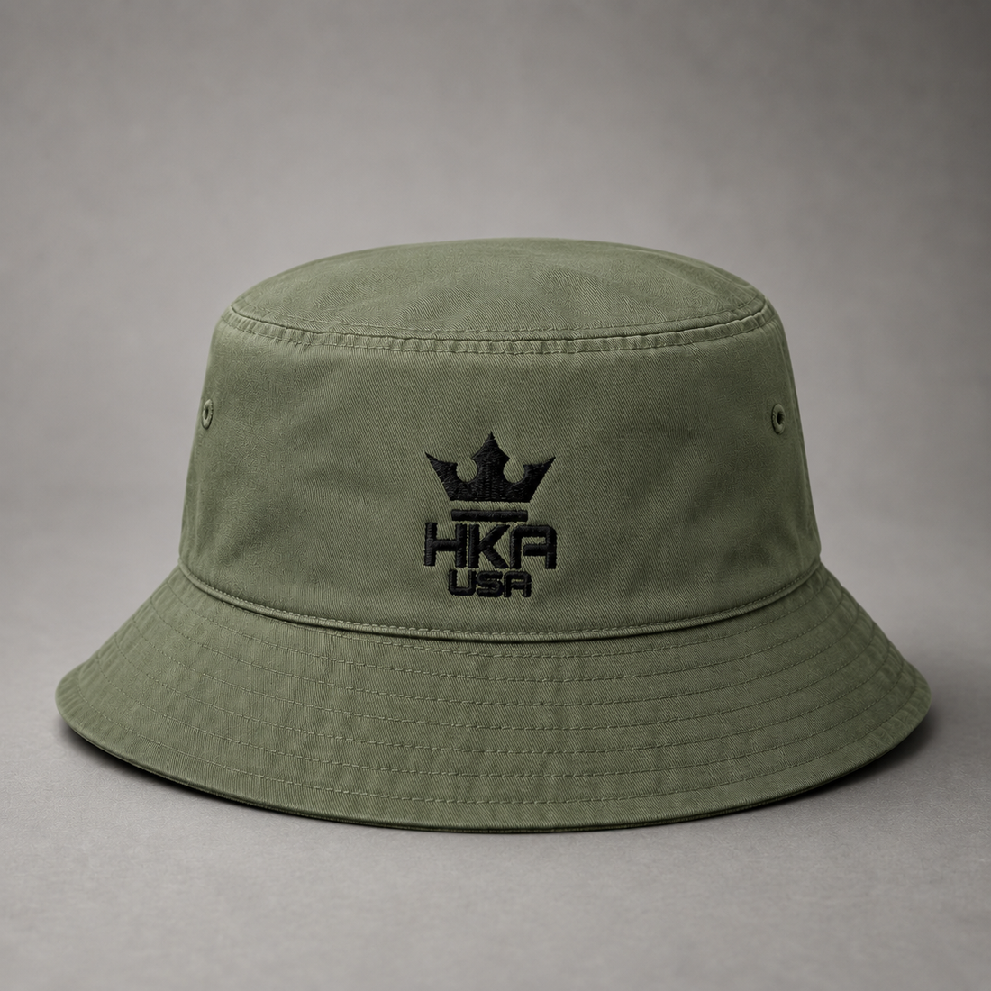 HKA USA Crown Logo Bucket Hat