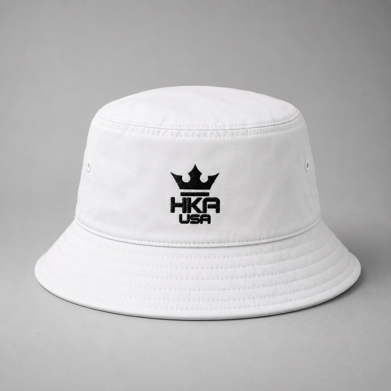 HKA USA Crown Logo Bucket Hat