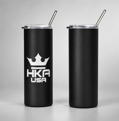 HKA Stainless steel tumbler.
