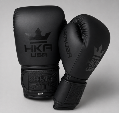Pro Line- MIDNIGHT Matte Black Boxing Gloves