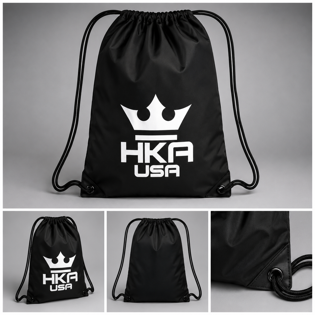 HKA Multi Purpose Drawstring Crown Bag