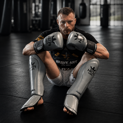 Premium Line- Boxing Gloves Smoke Grey