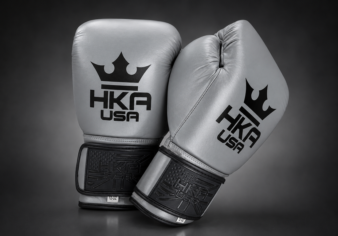 Premium Line- Boxing Gloves Smoke Grey