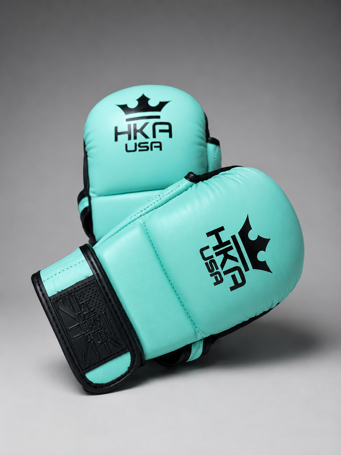 Premium Line- Sea Foam Premium Leather MMA Sparing Gloves