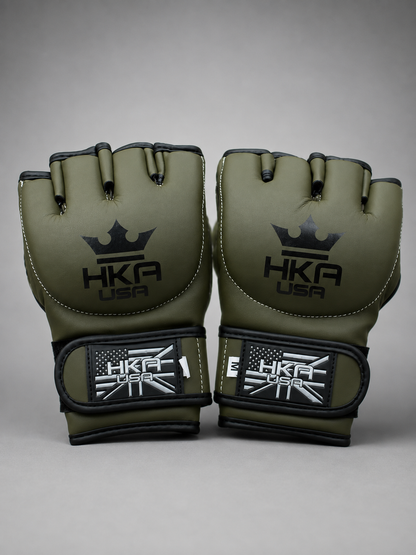4 oz MMA Gloves - OD Matte Green
