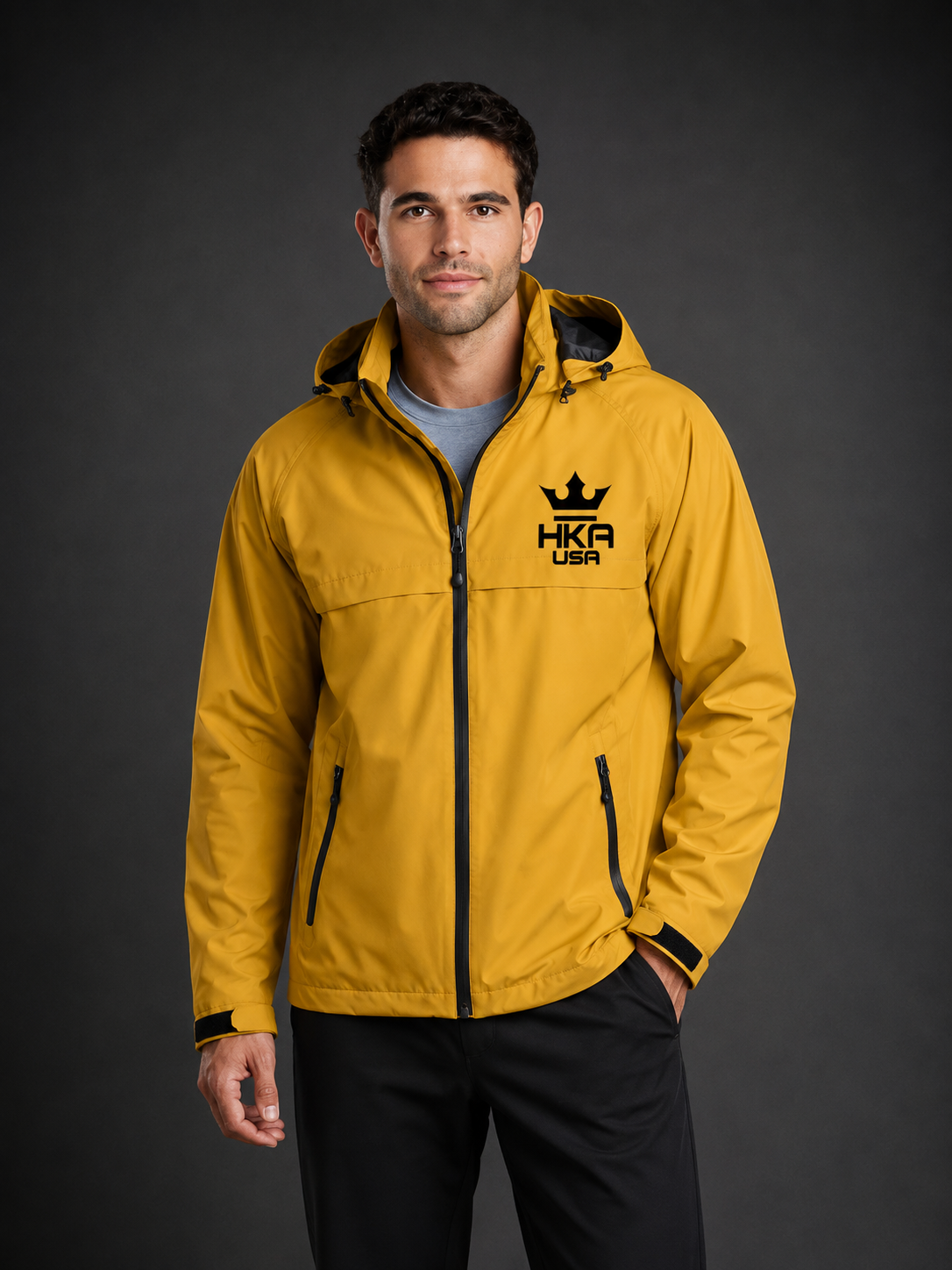 HKA USA Waterproof Lightweight Rain Jacket