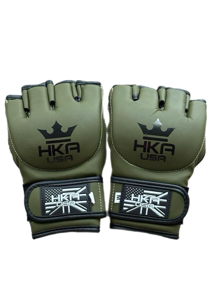 4 oz MMA Gloves - OD GREEN MATTE
