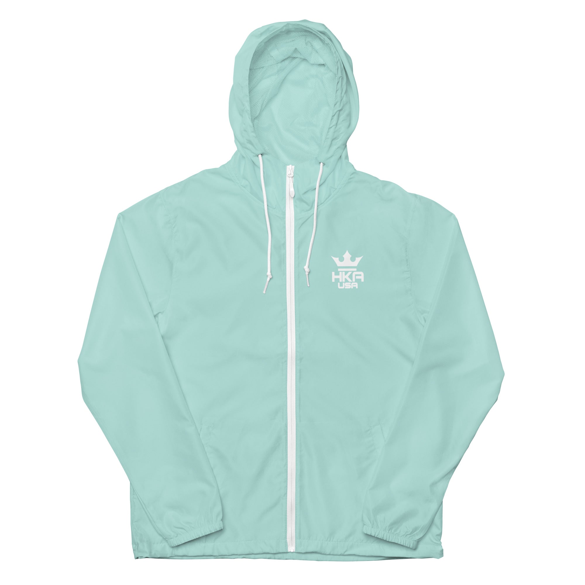 Lightweight zip up windbreaker