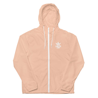 Lightweight zip up windbreaker