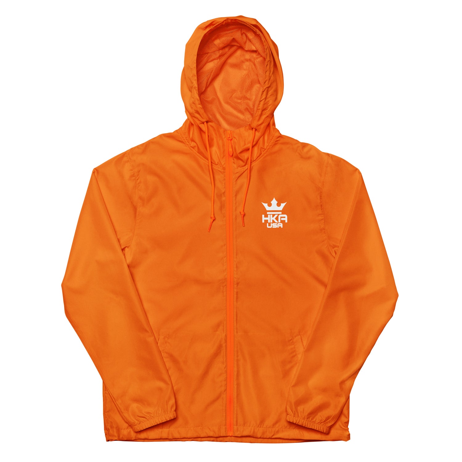 Lightweight zip up windbreaker