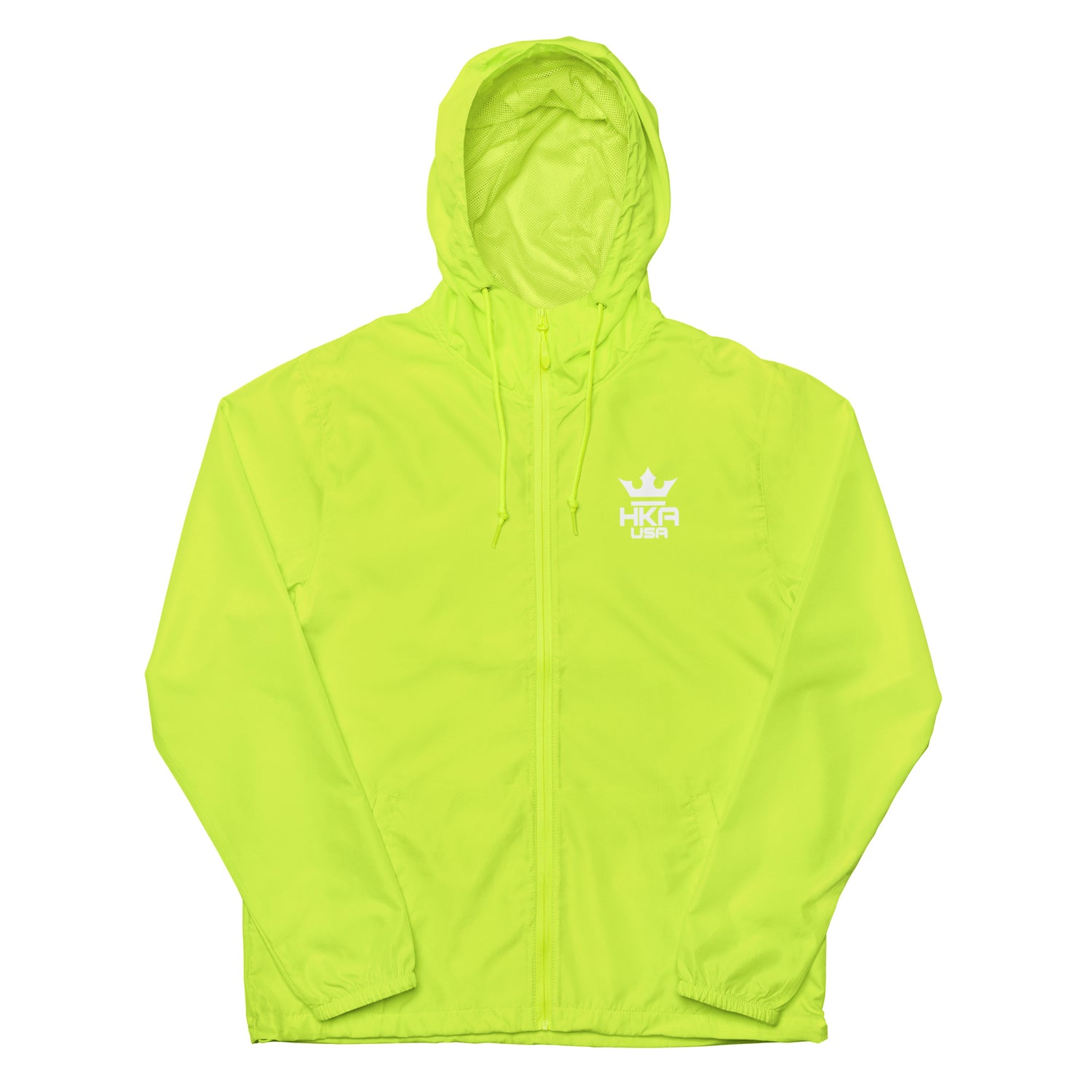 Lightweight zip up windbreaker