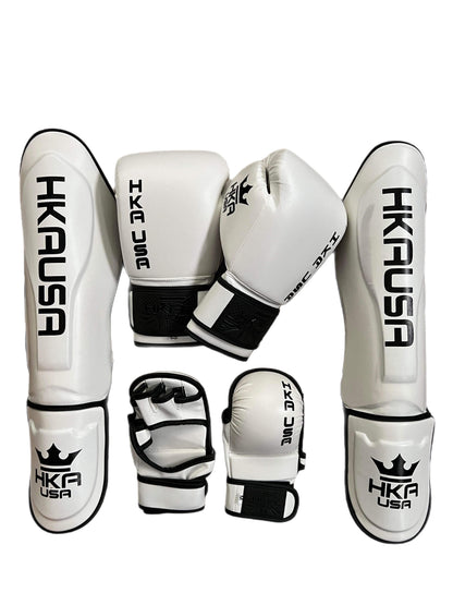 Ammy Line Shins-WHITE