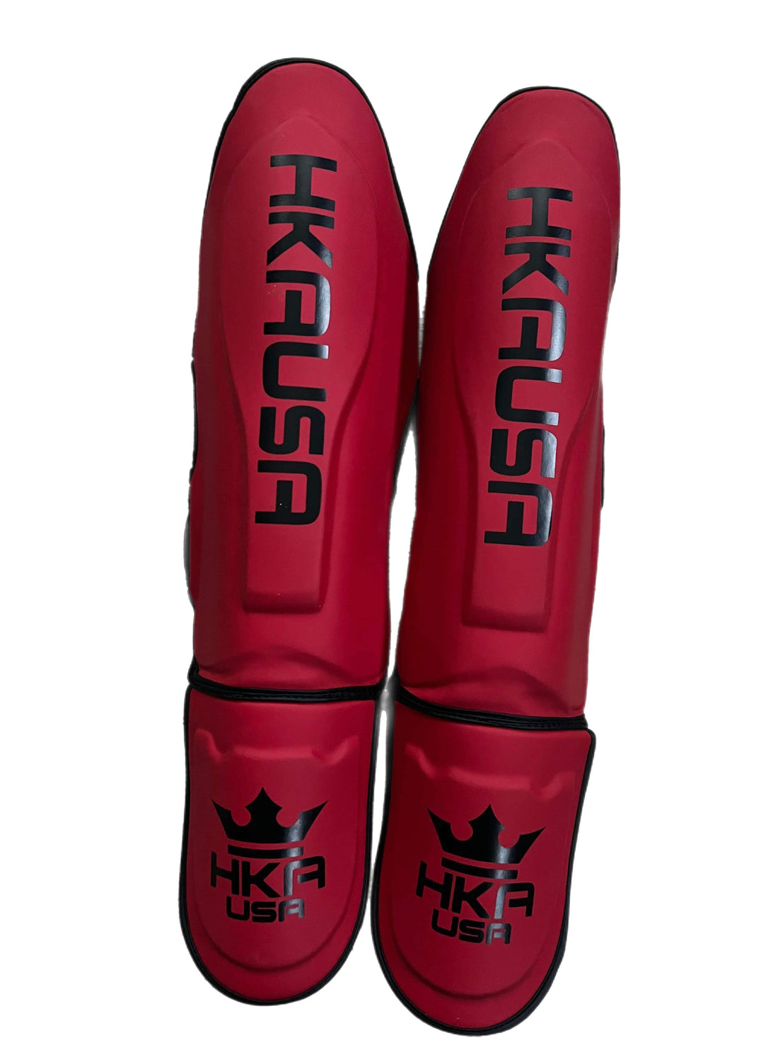 MMA Shin Guards Pro Line- INFERNO MATTE RED