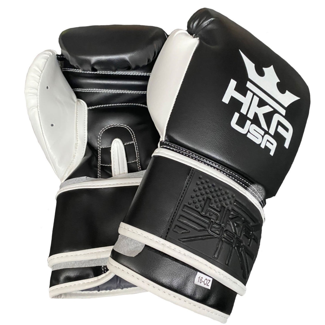 Premium Line- BLACK &amp; WHITE Boxing Gloves