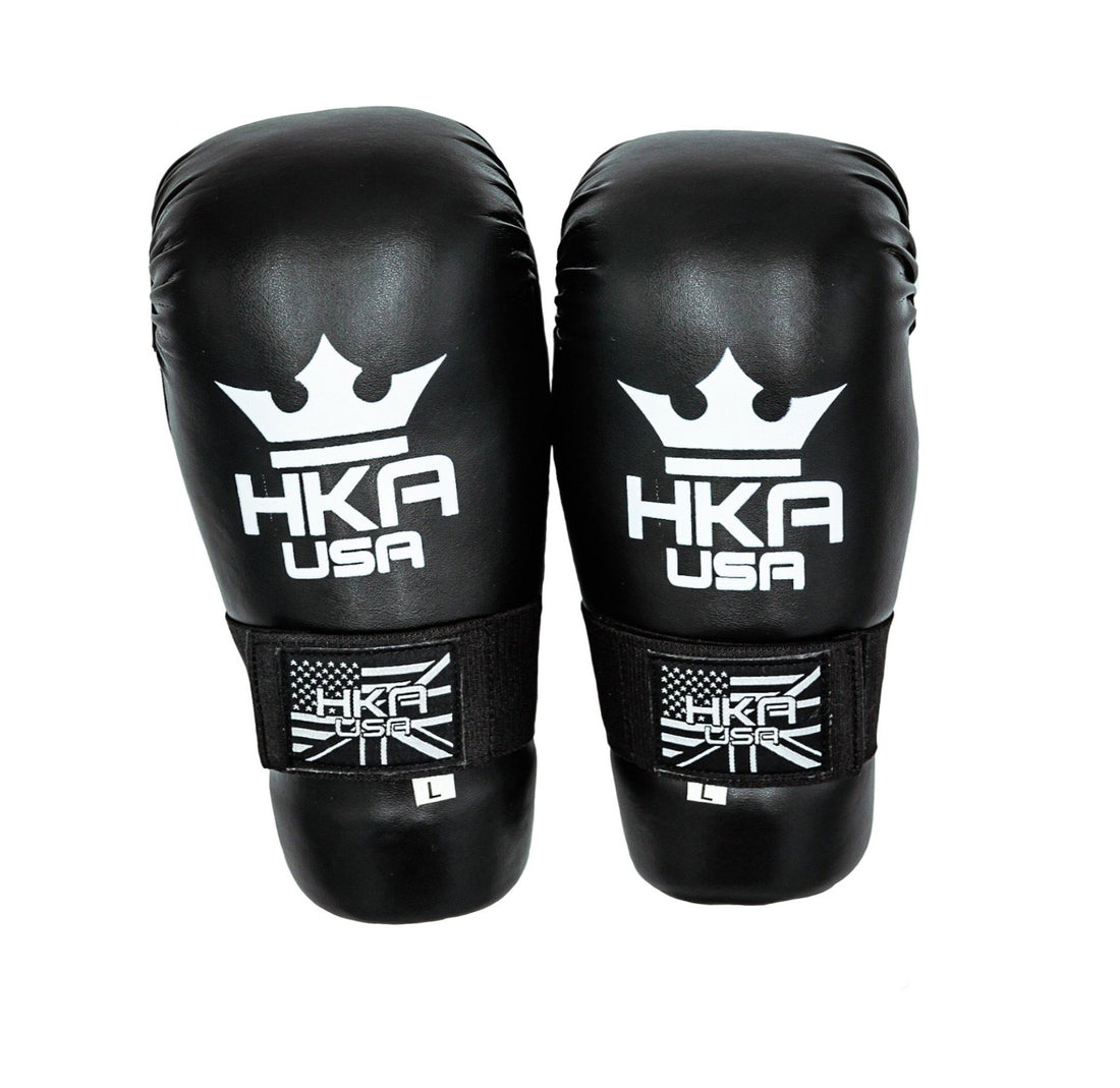 Point Karate Sparring Gloves - Black