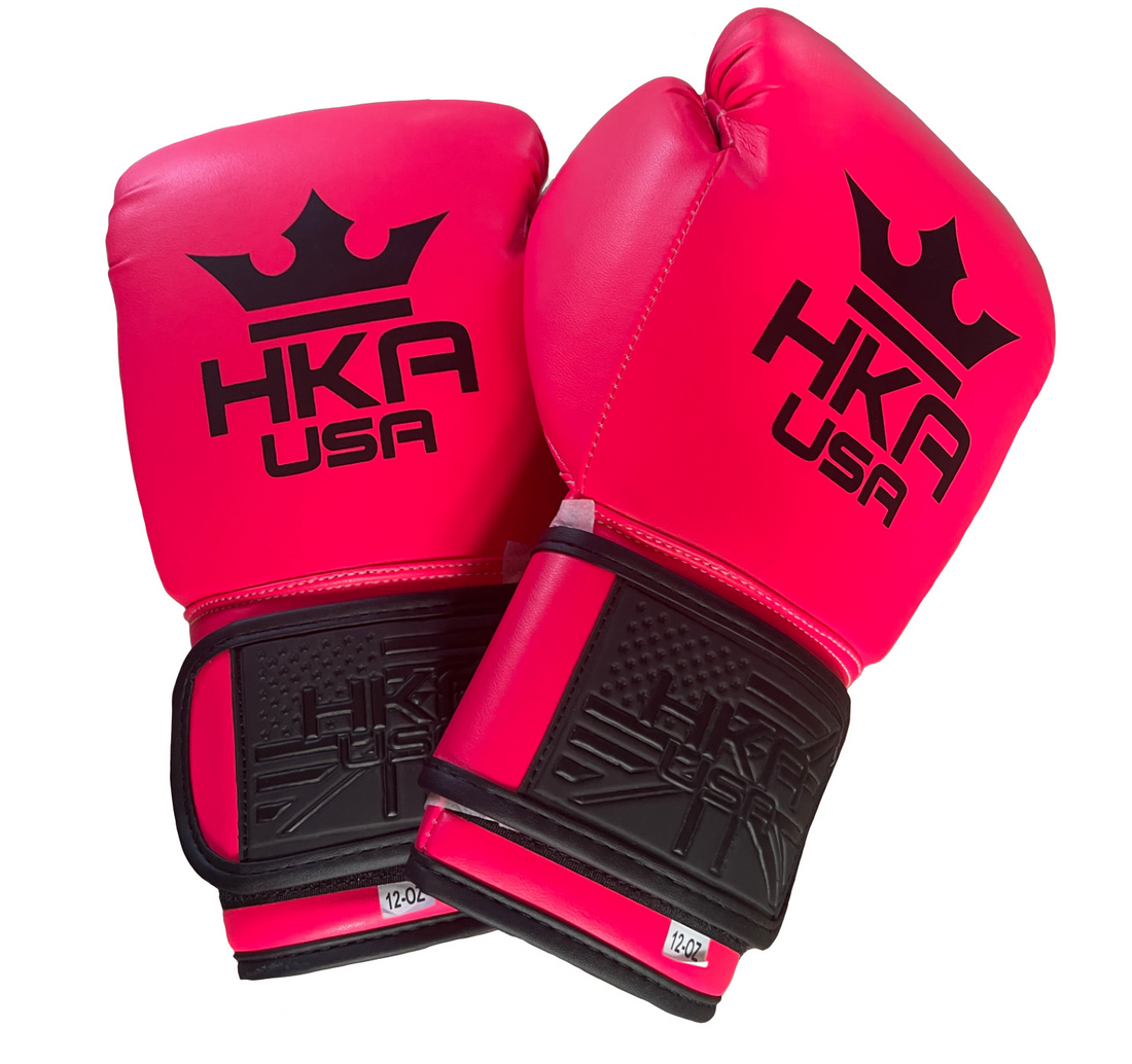 HKA Boxing Gloves Prospect Line- NEON PINK